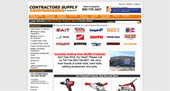 Desktop Screenshot of contractorssupply.com