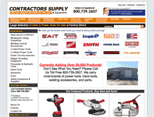 Tablet Screenshot of contractorssupply.com